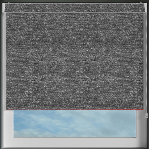Cody Slate Grey Pelmet Roller Blinds Frame