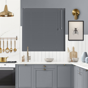 Cool Grey Venetian Blinds