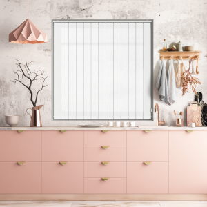 Cora White Vertical Blinds