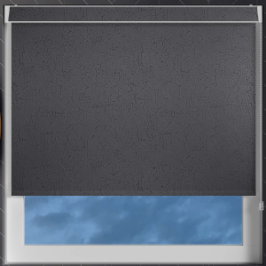Crackles Black Pelmet Roller Blinds Frame