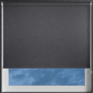Crackles Black Roller Blinds Frame