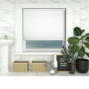 Crackles White Roller Blinds