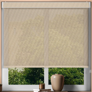 Cream Sun Screen No Drill Blinds Frame