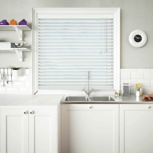 Crystal Glow Venetian Blinds Open