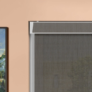 Dark Grey Sun Screen Pelmet Roller Blinds Product Detail