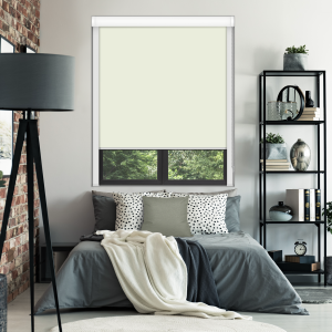 Delicate Cream XL Bloc Blinds Cassette Blinds Inside Fit