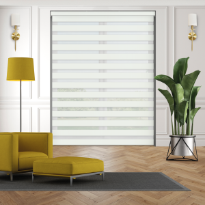 Dora Pure White Day and Night Blind