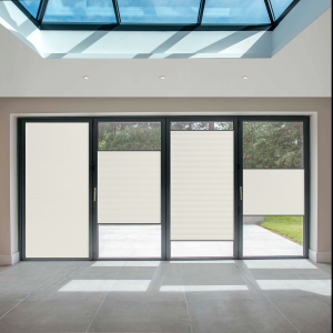 FITtoFRAME Dovestone Blackout Cream FITtoFRAME™ Pleated Honeycomb Blind Image 2