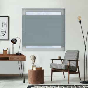 Free Hanging Dovestone Lagoon Pleated Honeycomb Blind Bottom Up Top Down Closed