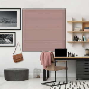 Free Hanging Dovestone Orchid Pleated Honeycomb Blind Bottom Up Top Down Open