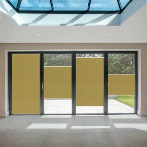 FITtoFRAME Dovestone Blackout Saffron FITtoFRAME™ Pleated Honeycomb Blind