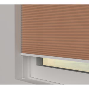 Tensioned Dovestone Terra Pleated Honeycomb Blind Bottom Up Top Down Closed