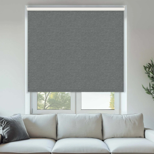 Durham Blackout Grey Marle Cordless Roller Blinds