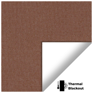 Durham Blackout Rust Cordless Roller Blinds Product Detail