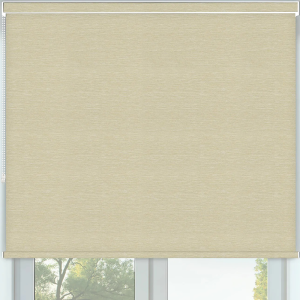 Durham Blackout Sandstone Pelmet Roller Blinds Frame