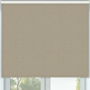 Durham Blackout Taupe Cordless Roller Blinds Frame