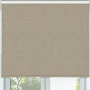 Durham Blackout Taupe Roller Blinds Frame