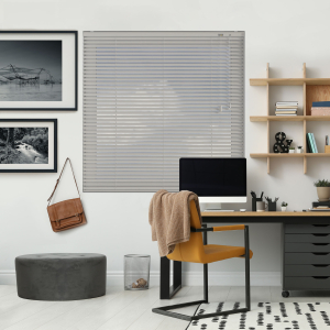 Echo Brushed Venetian Blinds Open