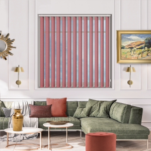 Eden Chilli Replacement Vertical Blind Slats Open