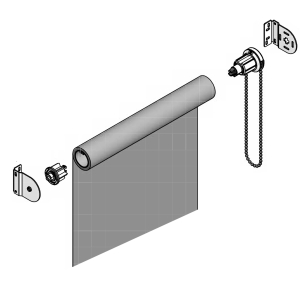 Eden Shell Roller Blinds Hardware