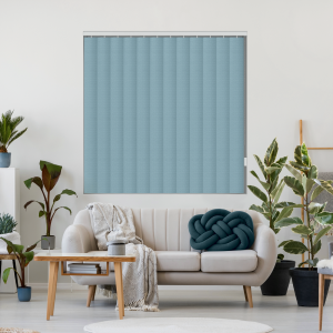Elara Jewel Rigid PVC Vertical Blinds Closed