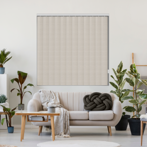 Elara Whisper Rigid PVC Replacement Vertical Blind Slats Closed