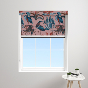 Flamingo Pink XL Bloc Blinds Cassette Blinds Inside Fit Close Up