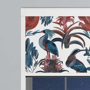 Flamingo White Electric BlocOut Cassette Blinds Specs