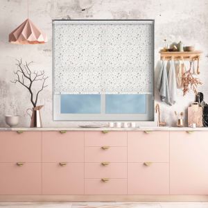Floral Scatter Blush Roller Blinds