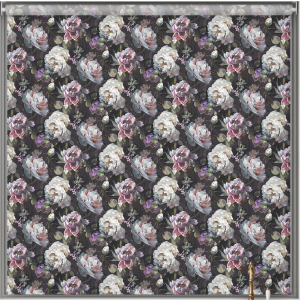 Florina Midnight Cordless Roller Blind Cropped Image