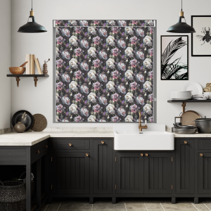 Florina Midnight Pelmet Roller Blind