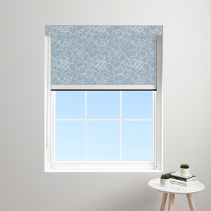 Fragmented Geo Tiles XL Bloc Blinds Cassette Blinds Inside Fit Close Up