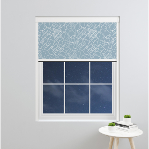 Fragmented Geo Tiles XL Bloc Blinds Cassette Blinds Inside Fit