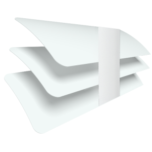 Frost Pearl with Natural Tape Venetian Blinds Slats