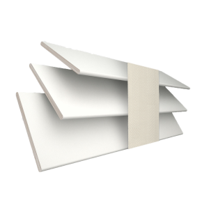 Glacier White with Vanilla Tape Wood Venetian Blinds 3 Slats