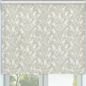Heather Hessian Cordless Roller Blinds Frame