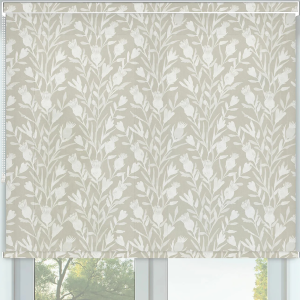 Heather Hessian Pelmet Roller Blinds Frame