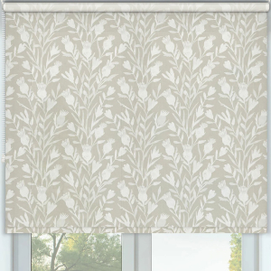 Heather Hessian Roller Blinds Frame