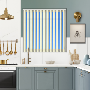 Hera Cream Replacement Vertical Blind Slats Open
