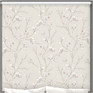 Iris Blush Blackout Cordless Roller Blind Cropped Image