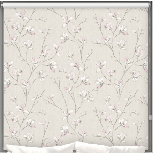 Iris Blush Blackout Roller Blind Cropped Image
