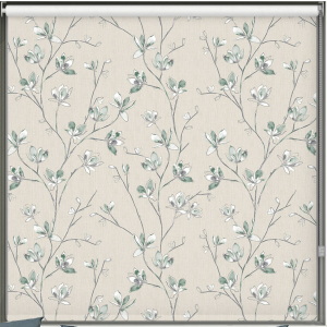 Iris Pistachio Blackout Roller Blind Cropped Image