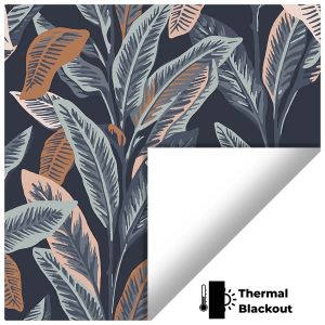 Island Palm Lagoon Cordless Roller Blinds Product Detail