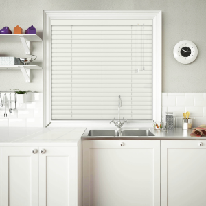 Ivory Silk Venetian Blinds