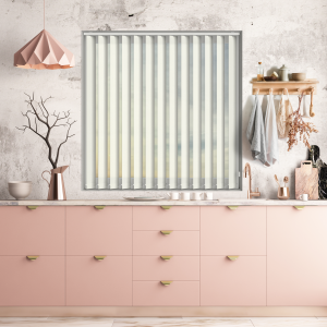 Jaci Cream Vertical Blinds Open