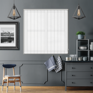 Jaci White Vertical Blinds