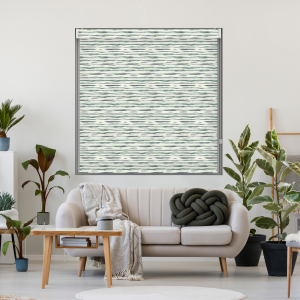 Koa Olive No Drill Roller Blind