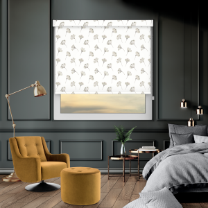 Kyoto Slate Blackout No Drill Roller Blind Image 2