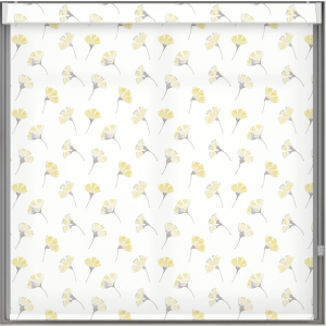 Kyoto Yellow Pelmet Roller Blind Cropped Image