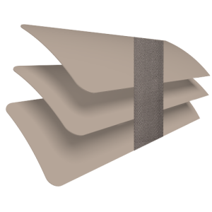 Latte Cream with Stealth Tape Venetian Blinds Slats